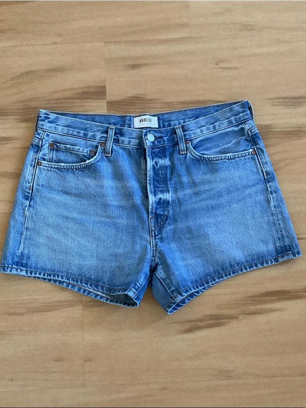 Agolde Parker Denim Short